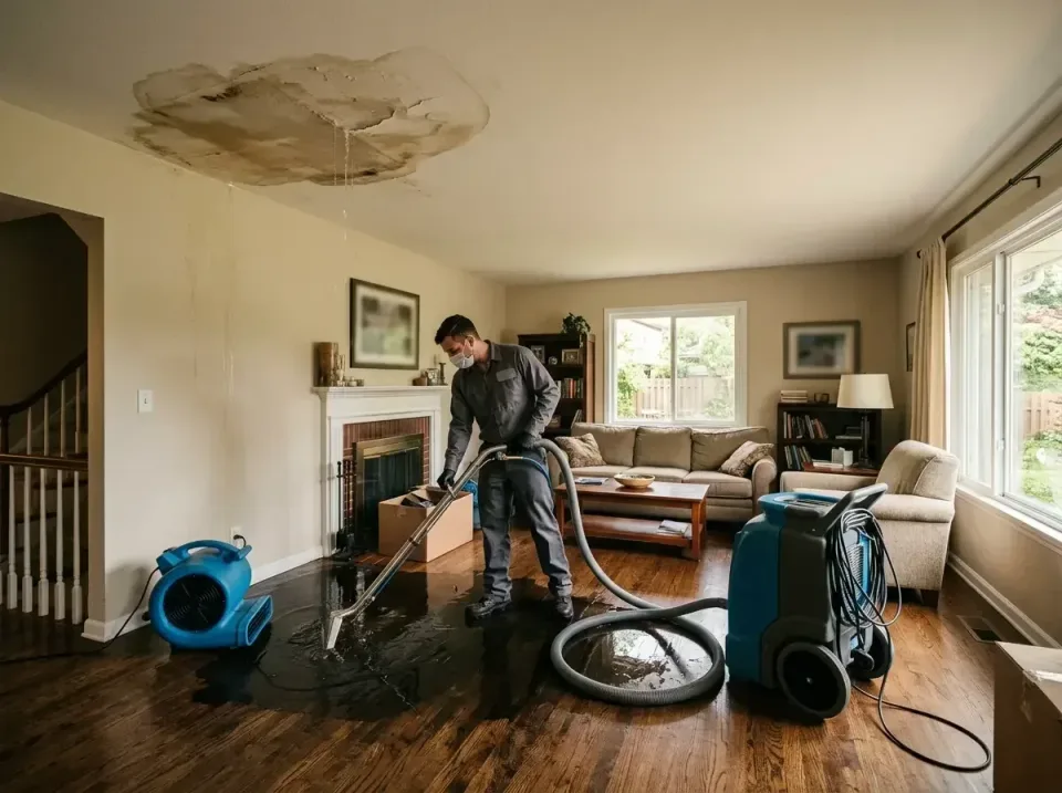 attic-pipe-burst-ceiling-drip-008 — frequently asked questions, Water Damage Restoration & Carpet Care in McNair, VA